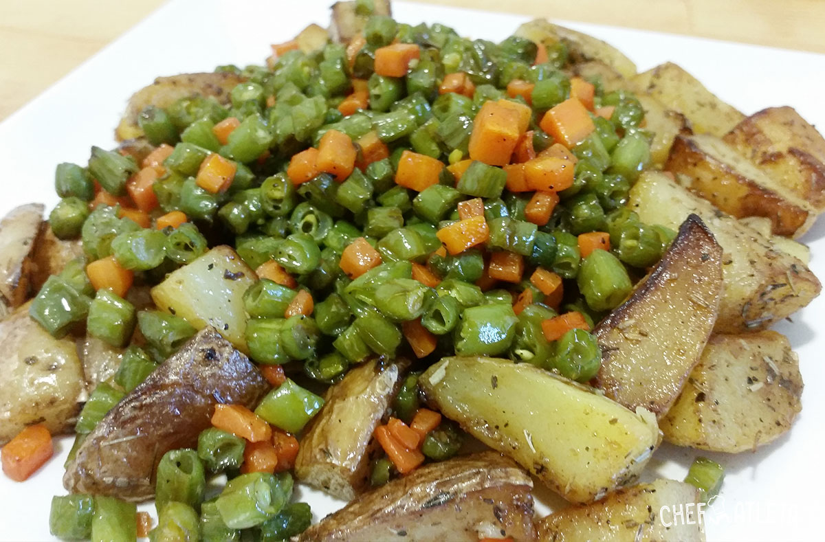 Judías verdes con patatas, Receta fácil Verduras